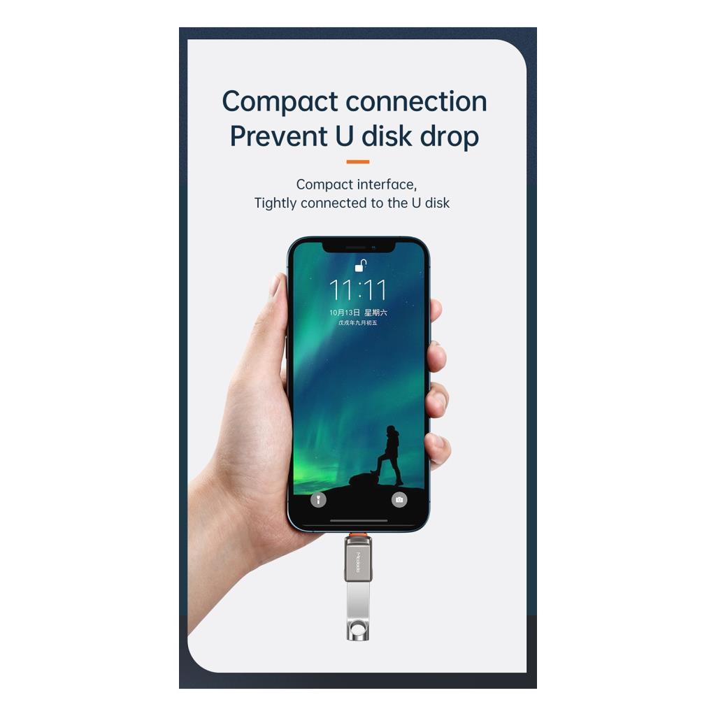Mcdodo iPhone USB 3.0 OTG Çevirici Adaptör OT-8600 - Görsel 4