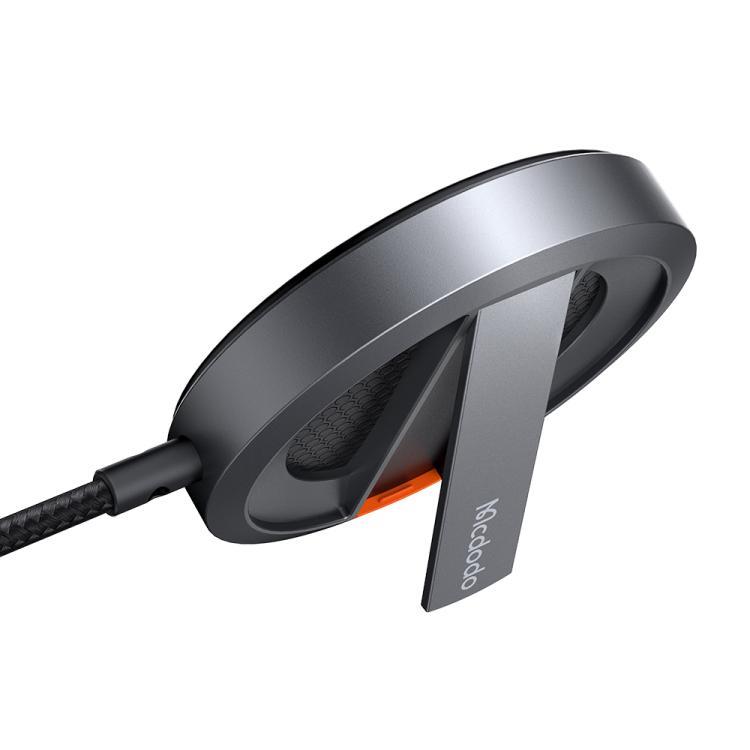 Mcdodo CH-5500 15W Magsafe Şarj Cihazı Ve Stand - SİYAH - Görsel 2