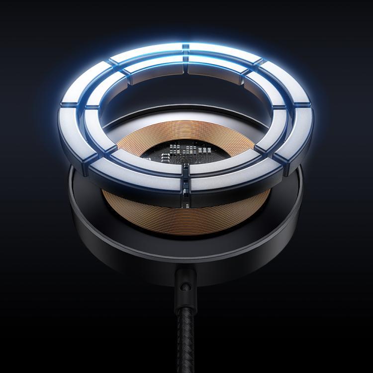 Mcdodo CH-5500 15W Magsafe Şarj Cihazı Ve Stand - SİYAH - Görsel 5