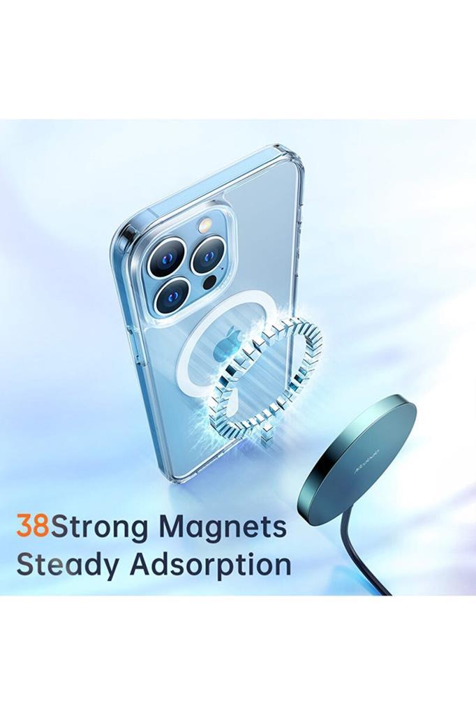 Mcdodo Iphone 13 Pro Max Uyumlu Şeffaf Mat Magsafe Kılıf PC-1790 - Görsel 3