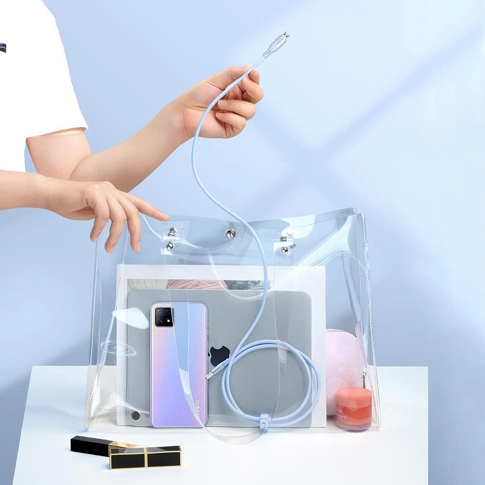 Mcdodo CA-1864 Typec To İphone PD 36W Hızlı Data-Şarj Kablo 1.2m Mavi - Görsel 2