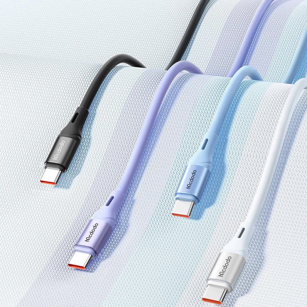 Mcdodo CA-2214 Typec Typec 65W 3A Hızlı Data Şarj Kablo 1.2m - Mavi - Görsel 2