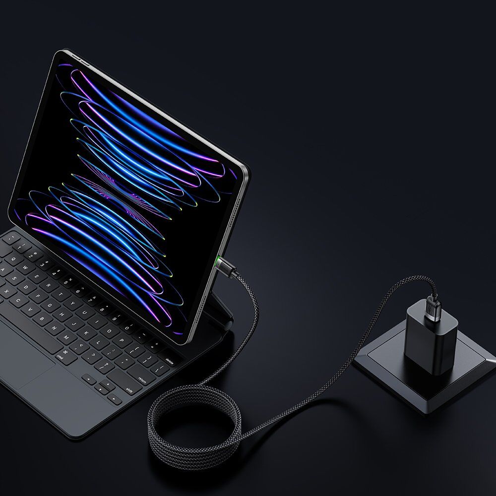 Mcdodo CA-6000 Usb iPhone Şarj Kablo 1.2M-Siyah - Görsel 3