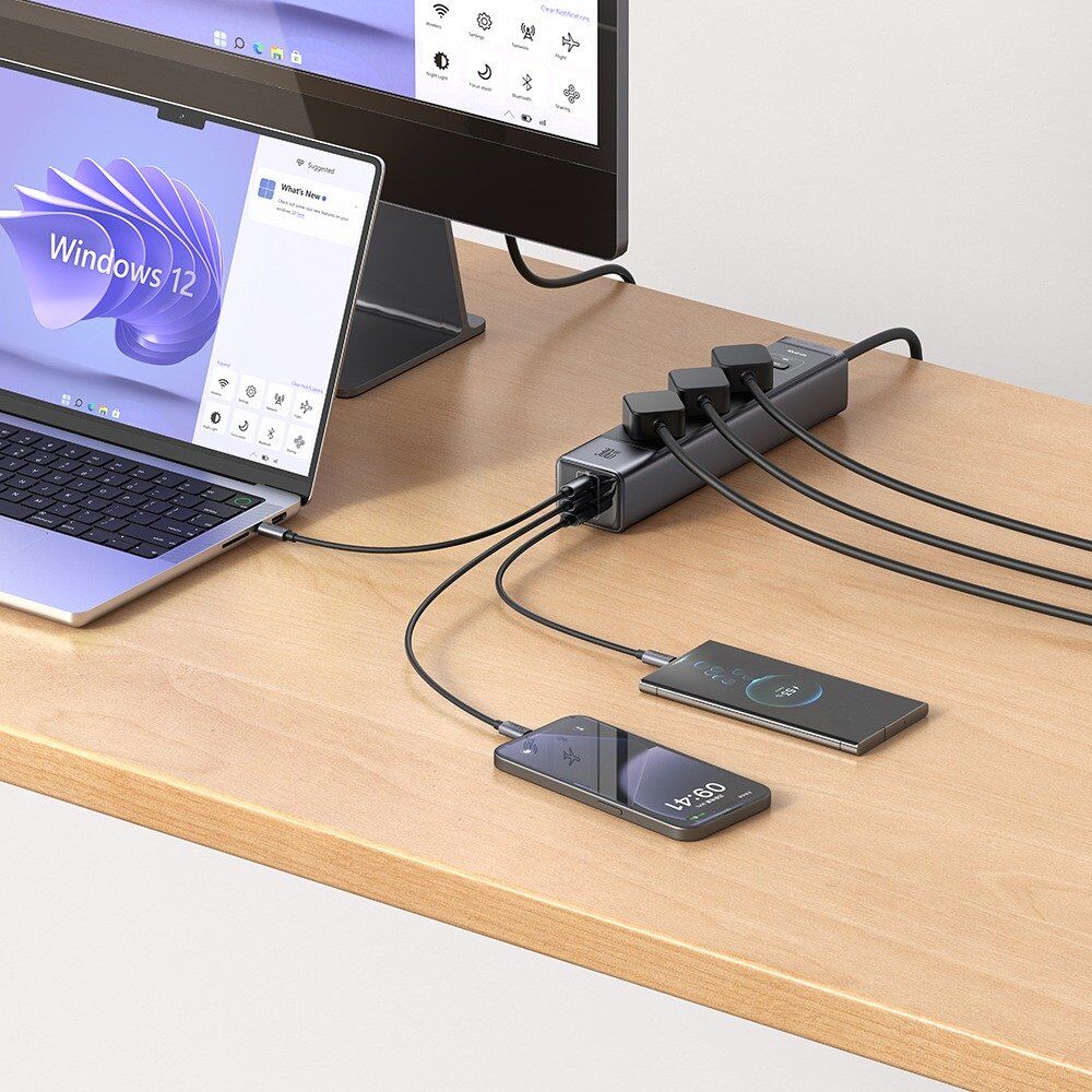 Mcdodo CH-0620 Gan 30W 6 in1 Priz Hızlı Şarj Cihazı 2C1A - Görsel 5