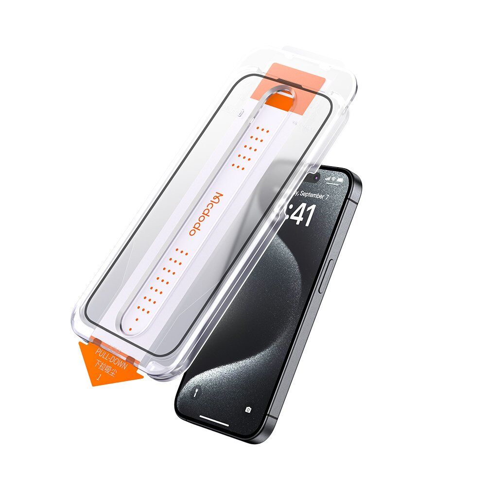 Mcdodo PF-6862 iPhone 16 Pro Şeffaf Kırılmaz Cam - Görsel 3