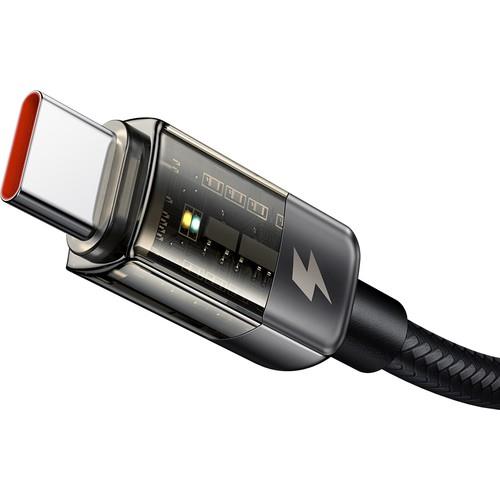 Mcdodo CA-3150 Type-C 100W Power Off Süper Hızlı Data/şarj Kablo 1.2m-Siyah - Görsel 2