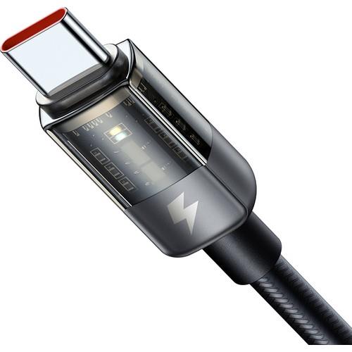 Mcdodo CA-3150 Type-C 100W Power Off Süper Hızlı Data/şarj Kablo 1.2m-Siyah - Görsel 3
