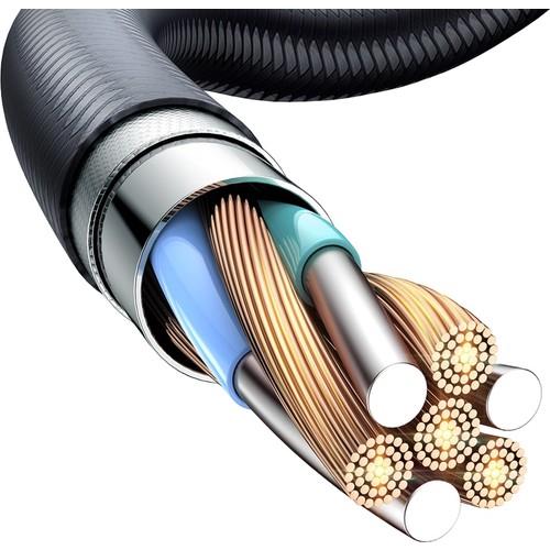 Mcdodo CA-3150 Type-C 100W Power Off Süper Hızlı Data/şarj Kablo 1.2m-Siyah - Görsel 5