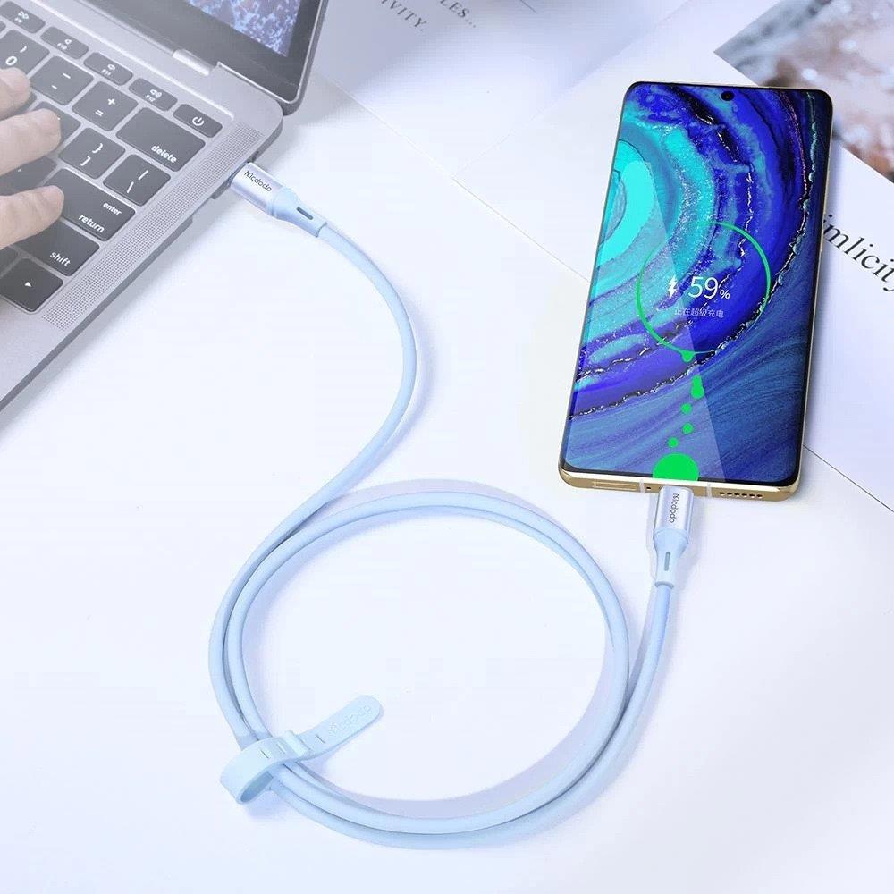 Mcdodo CA-2211 Typec Typec 65W 3A Hızlı Data Şarj Kablo 1.2m - Siyah - Görsel 3