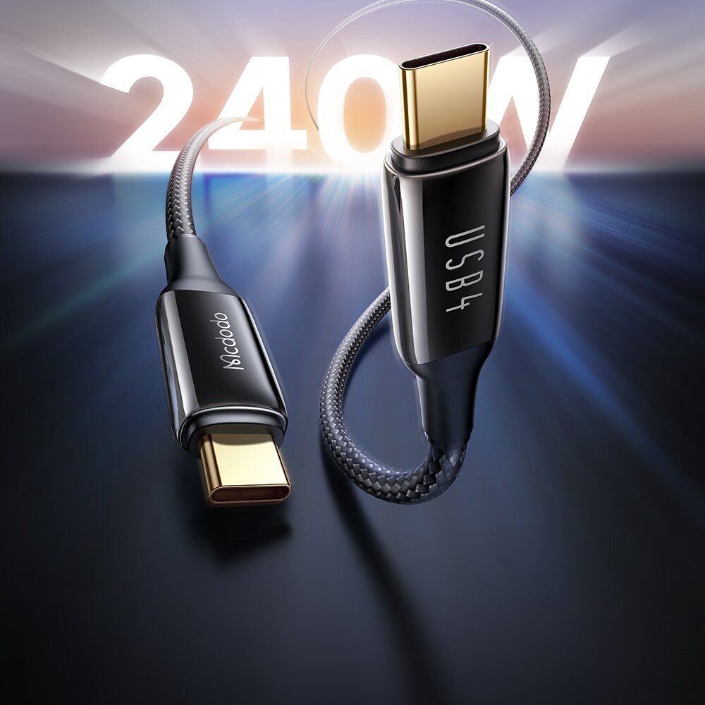 Mcdodo CA-2990 240W 4.0 TypeC TypeC Şarj Kablosu Siyah 1.2M - Görsel 5