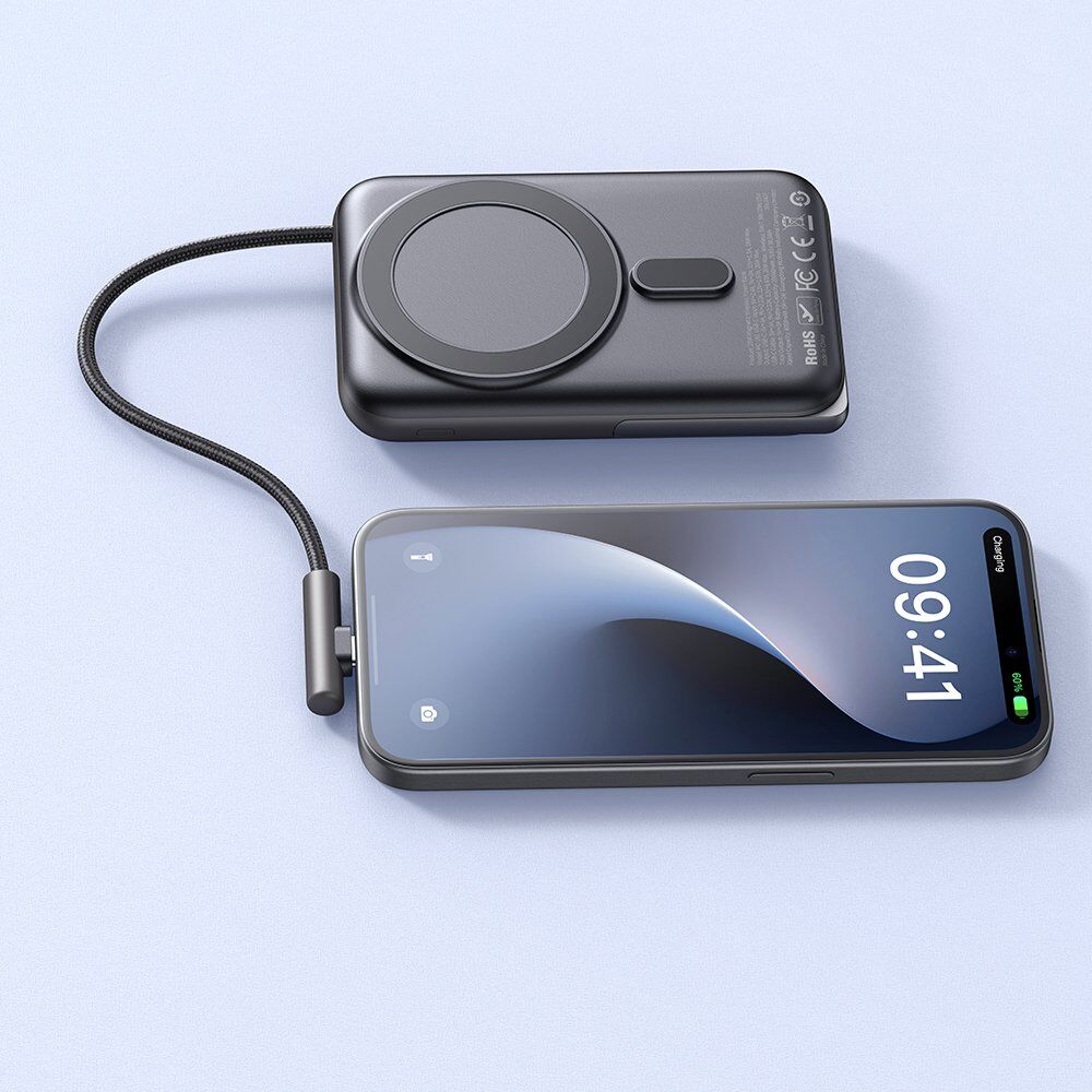 Mcdodo MC-1811 10000 Mah TypeC Kablolu Manyetik Kablosuz Powerbank - Görsel 2