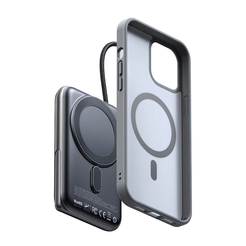 Mcdodo MC-1811 10000 Mah TypeC Kablolu Manyetik Kablosuz Powerbank - Görsel 3