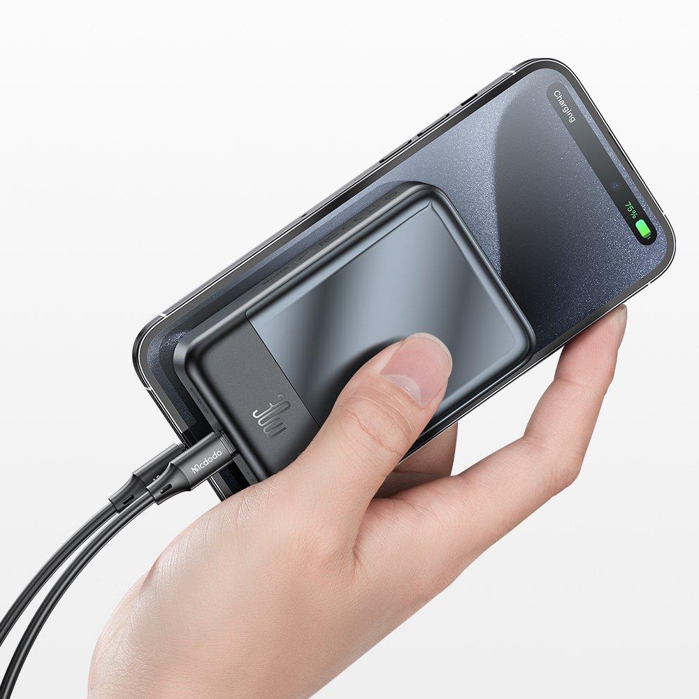 Mcdodo MC-5931 30W 10000mAh Dijital Göstergeli Powerbank - Siyah - Görsel 4