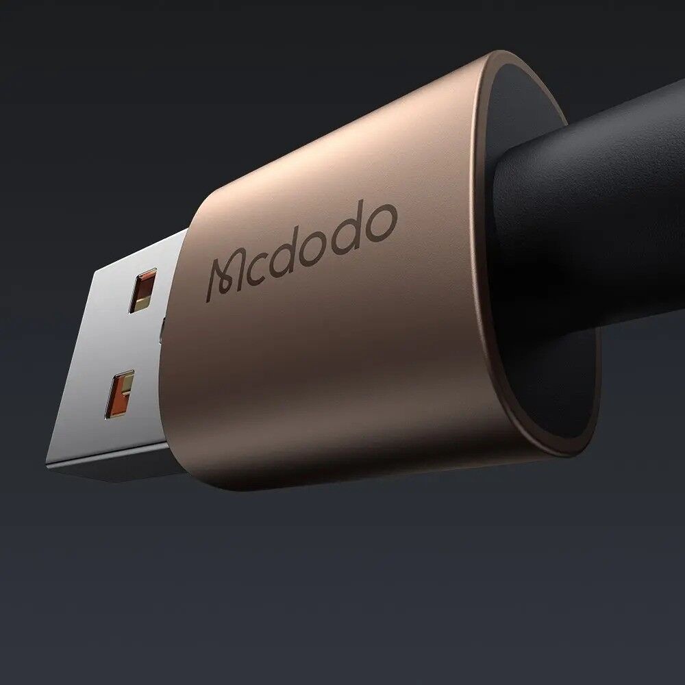 Mcdodo CA-6911 3A Işıklı Usb iPhone Şarj Data Kablosu 1.2m Siyah - Görsel 2