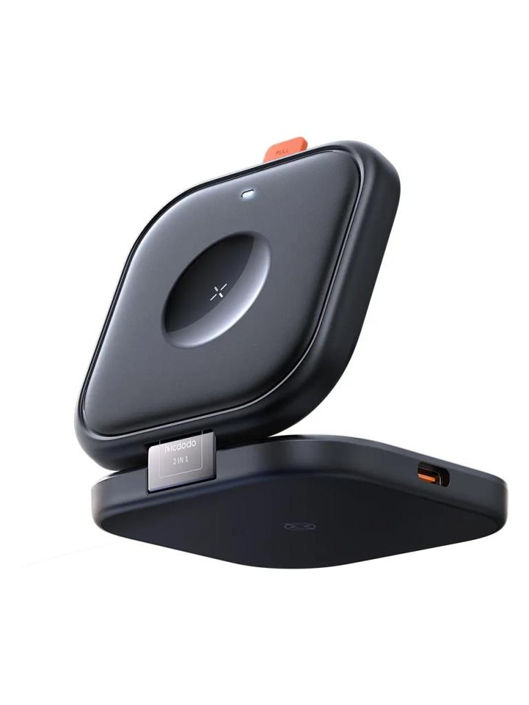 Mcdodo CH-2160 15W 2'si 1 Arada Katlanır Stand Manyetik Kablosuz Şarj