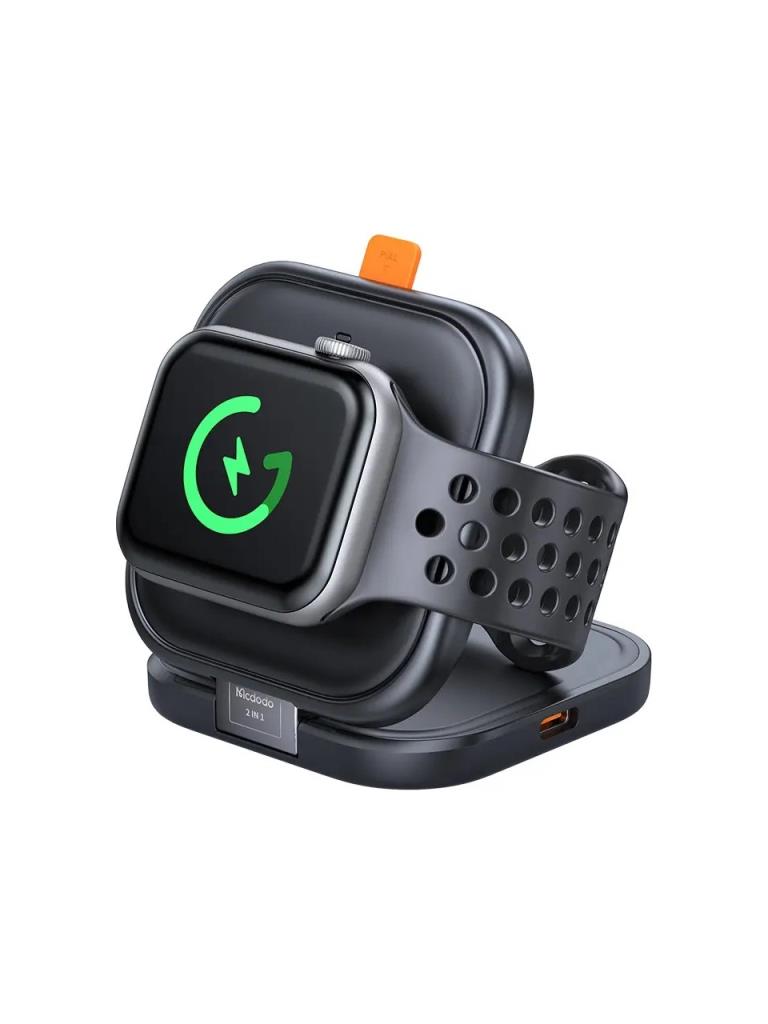 Mcdodo CH-2160 15W 2'si 1 Arada Katlanır Stand Manyetik Kablosuz Şarj - Görsel 3