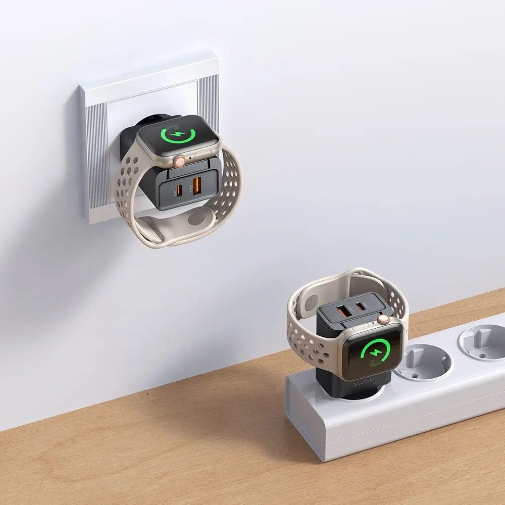 Mcdodo CH-3700 30W 2in1 Kablosuz Apple Watch ve Şarj Adaptörü - Görsel 4